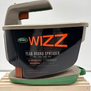 Scotts Wizz Year Round Spreader Broadcast Edgeguard Technology Lawn Fertilizer